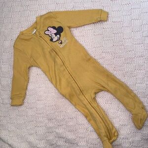 Disney Minnie Mouse Mustard Kids Footie